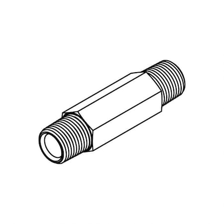 Hydraulic Fitting-Stainless04MP-04MP  HEX NIPPLE 2.00-SS